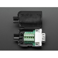 DE-9 (DB-9) Male Plug to Terminal Block Breakout