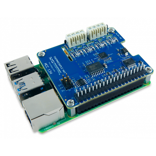 MCC 134: Thermocouple Measurement DAQ HAT for Raspberry Pi® at MG Super ...