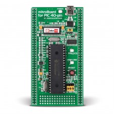 mikroBoard for PIC 40-pin with PIC18F4520