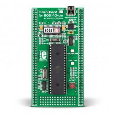 mikroBoard for 8051 40-pin with AT89S8253