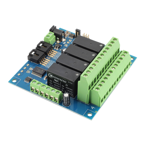 4-Channel DPDT Signal Relay Controller + 4 GPIO with I2C Interface at ...