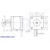 Unipolar/Bipolar, 200 Steps/Rev, 42×48mm, 4V, 1.2 A/Phase