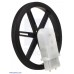 Pololu Wheel 90x10mm Pair- Black