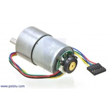 30:1 Metal Gearmotor 37Dx52L mm with 64 CPR Encoder