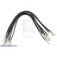 Wires with Pre-Crimped Terminals 10-Pack F-F 6" Black