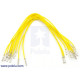 Wires with Pre-Crimped Terminals 10-Pack F-F 6" Yellow