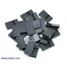 0.1" (2.54mm) Crimp Connector Housing: 1x3-Pin 25-Pack