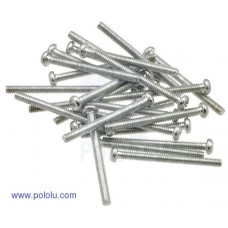 Machine Screw: #2-56, 1" Length, Phillips (25-pack)