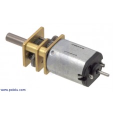 75:1 Micro Metal Gearmotor HP with Extended Motor Shaft