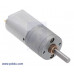 78:1 Metal Gearmotor 20Dx43L mm 6V CB with Extended Motor Shaft