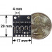 QTRX-HD-04RC Reflectance Sensor Array: 4-Channel, 4mm Pitch, RC Output, Low Current