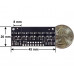 QTRX-MD-06A Reflectance Sensor Array: 6-Channel, 8mm Pitch, Analog Output, Low Current