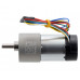 100:1 Metal Gearmotor 37Dx73L mm 24V with 64 CPR Encoder (Helical Pinion)