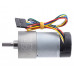 50:1 Metal Gearmotor 37Dx70L mm 12V with 64 CPR Encoder (Helical Pinion)