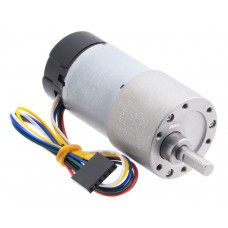 100:1 Metal Gearmotor 37Dx73L mm 12V with 64 CPR Encoder (Helical Pinion)