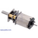 380:1 Micro Metal Gearmotor HP 6V with Extended Motor Shaft