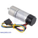 99:1 Metal Gearmotor 25Dx69L mm HP 12V with 48 CPR Encoder