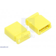 0.100" (2.54 mm) Shorting Block: Yellow, Top Closed