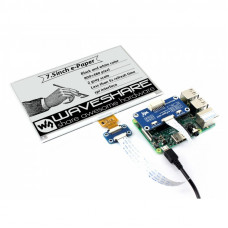 800×480, 7.5inch E-Ink display HAT for Raspberry Pi